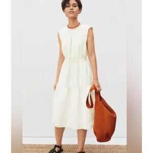 Everlane Cream Midi Dress
